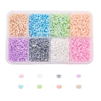 1box 234mm glass seed beads round loose spacer beads for diy bracelet necklace earring jewelry making accessories mixed color