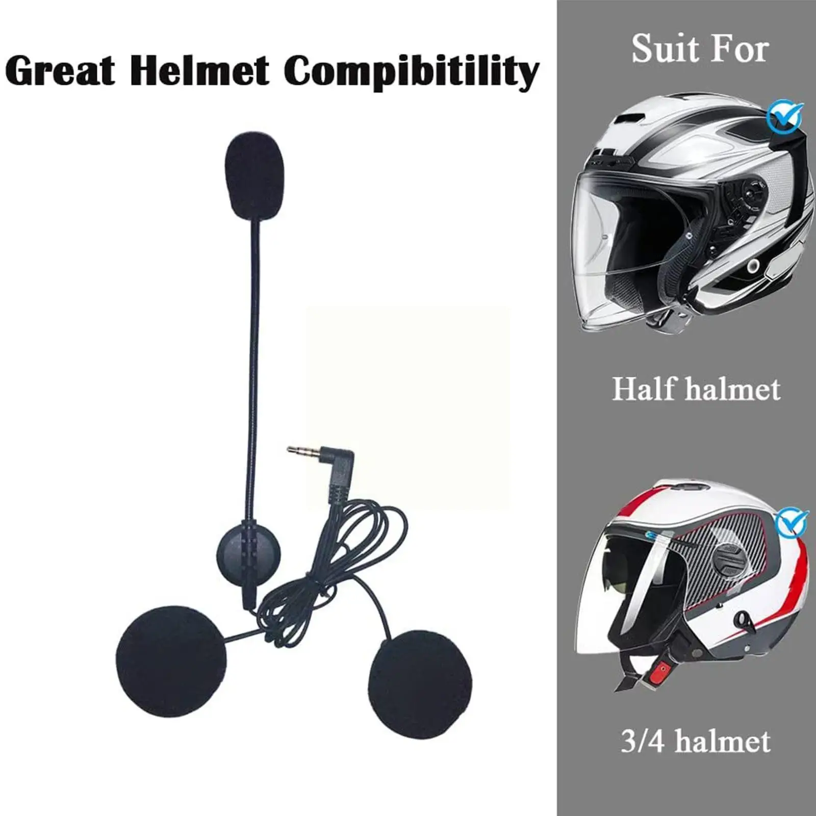 

V6 V4 Helmet Intercom Clip Mounting Bracket Accessory for V6 V4 Full Duplex Motorcycle Bluetooth-compatible Intercom Headse Z8P8