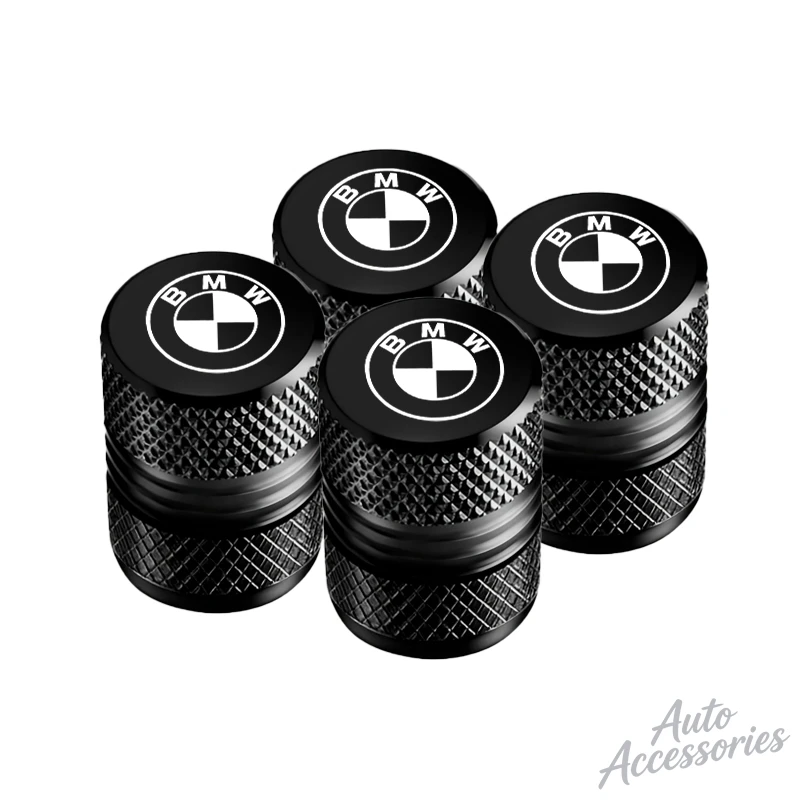 Фото Комплект из 4 колпачков для ниппелей шин из сплава для BMW M Sports E36 E39 E46 E60 E90 F10 F30 G20 G21 G30 G11 F15, наклейки №3