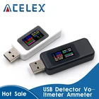 USB-тестер 10 в 1, цифровой вольтметр постоянного тока, амперметр, измеритель напряжения, амперметр, детектор, индикатор заряда внешнего аккумулятора
