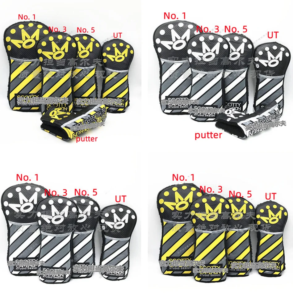 

Бесплатная доставка, желтая полоса для клюшек для гольф-клуба, высококачественные защитные ограждения из искусственной кожи