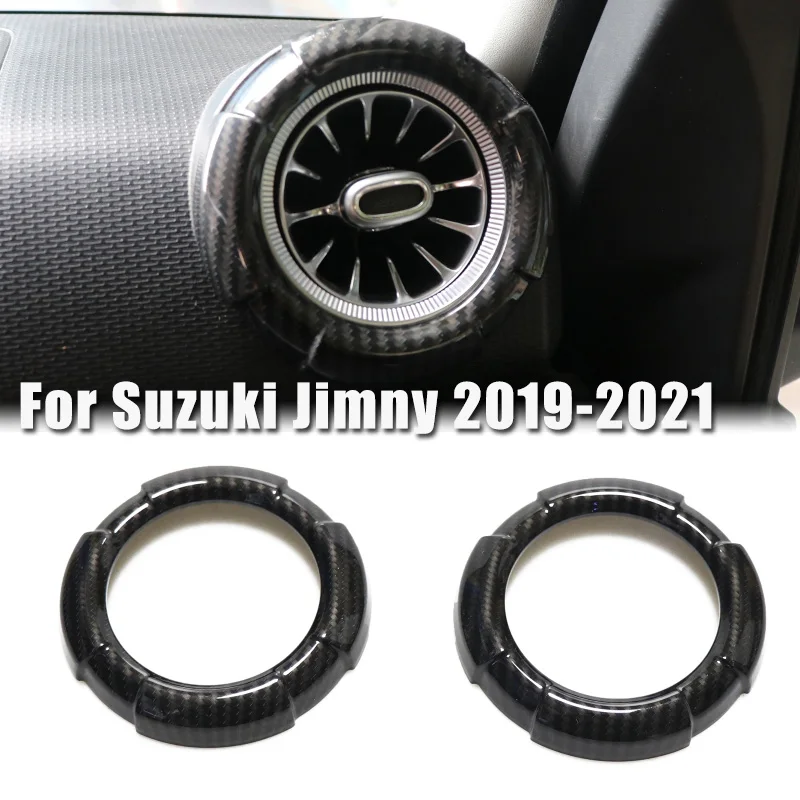 

Декоративное кольцо-наклейка на вентиляционную решетку автомобиля Suzuki Jimny 2019 2020 2021