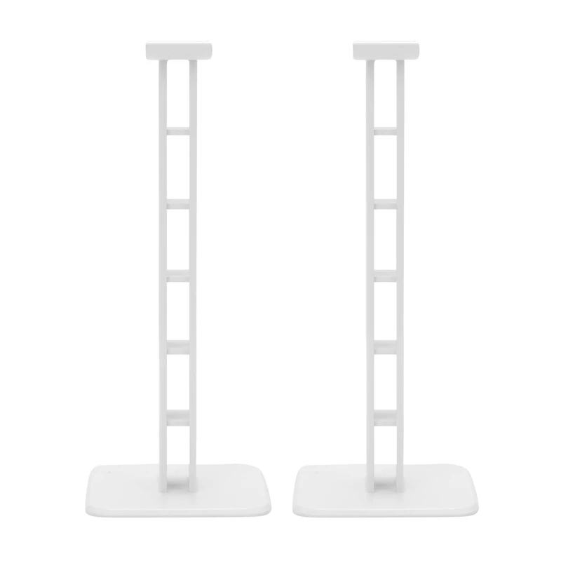 

2X Headphone Holder ABS Stand Lightweight Stable Desktop Bracket With Sticker For Gaming Headphones Headsets, White