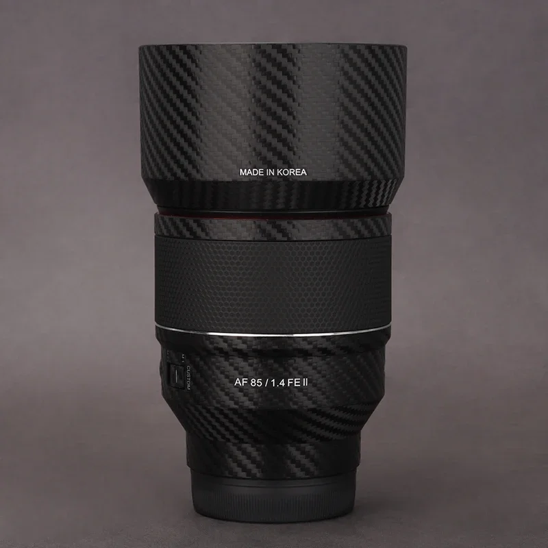 Для Samyang AF 85 мм F1.4 FE II наклейка на кожу виниловая пленка для объектива камеры