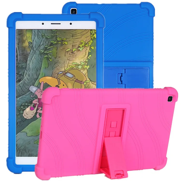

Чехол для Samsung Galaxy Tab A7 Lite 10,4 Φ T500 8,7 T220 SM-T500 Силиконовый противоударный чехол Kickstand Funda