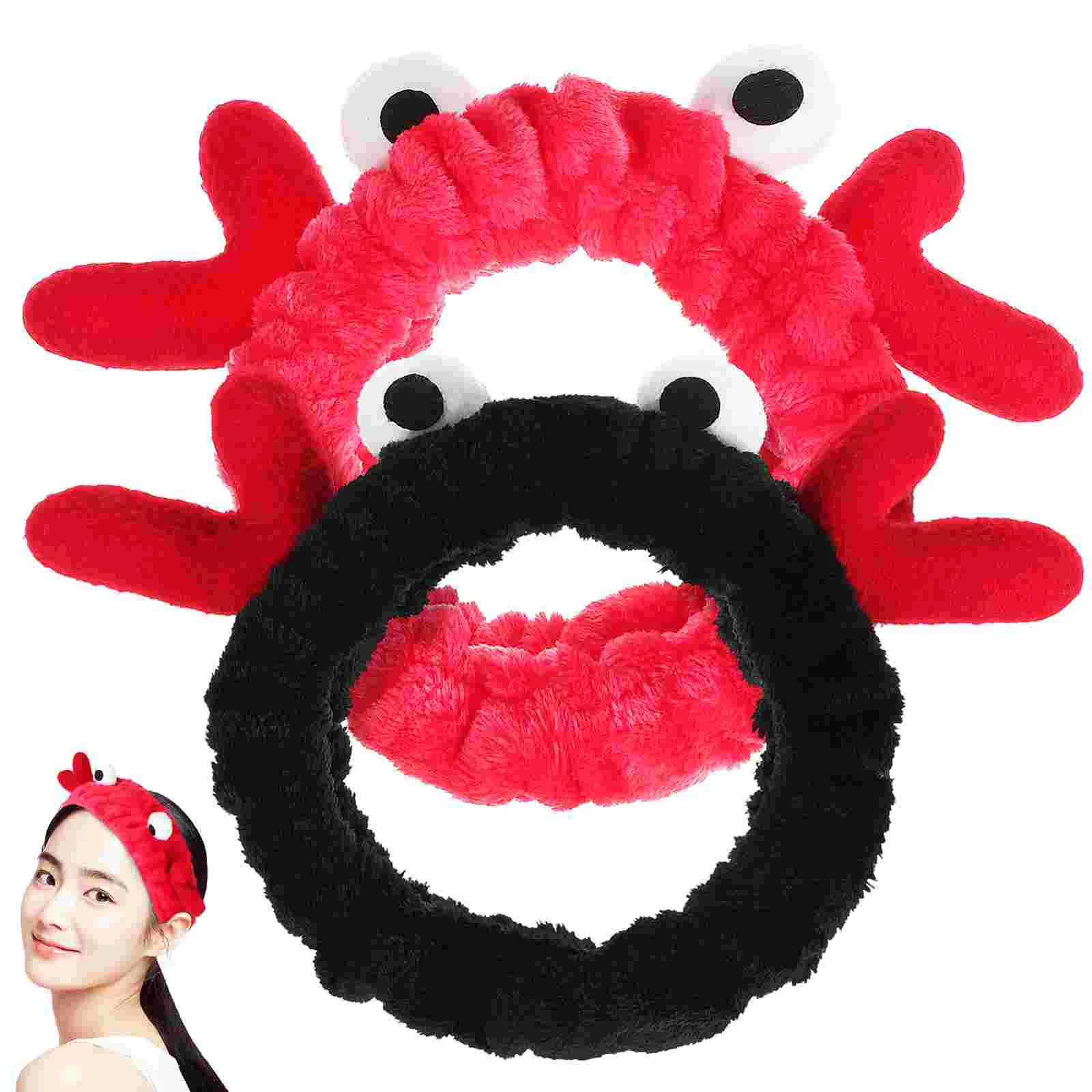 

2 Pcs Skincare Hairbands Spa Headband Girl Makeup Headbands Antlers Coaplay Women Washing Face