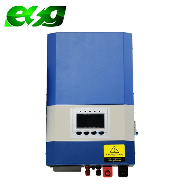 

ESG Single PMW DC/DC Converters Pure Sine Wave high frequency 1KW 3KW Hybrid Solar Inverter