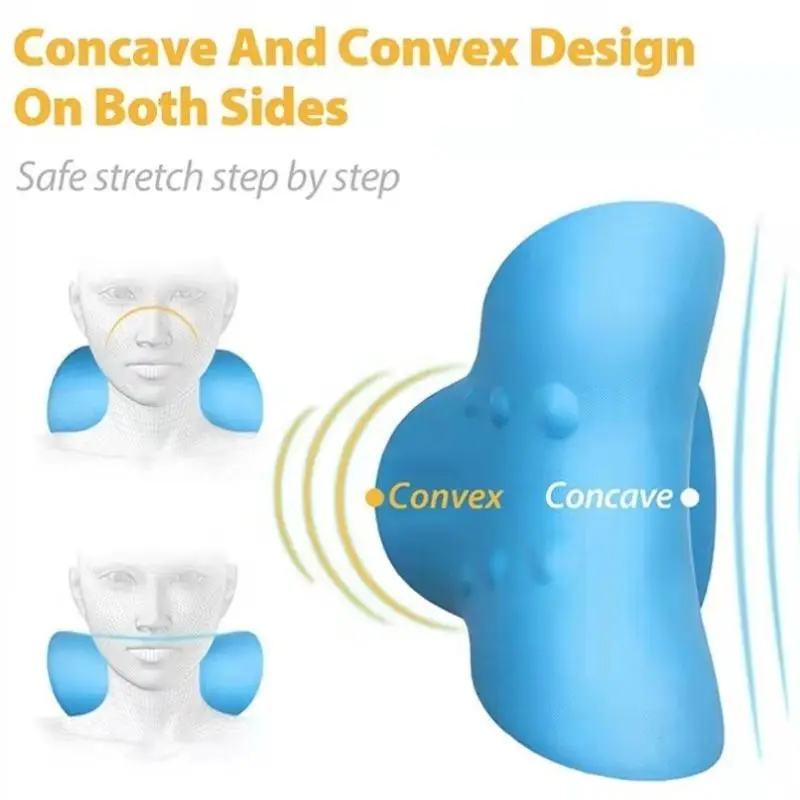 

1PC EVA Neck Shoulder Stretcher Relaxer Cervical Relaxer Device Odorless Massage Pillow