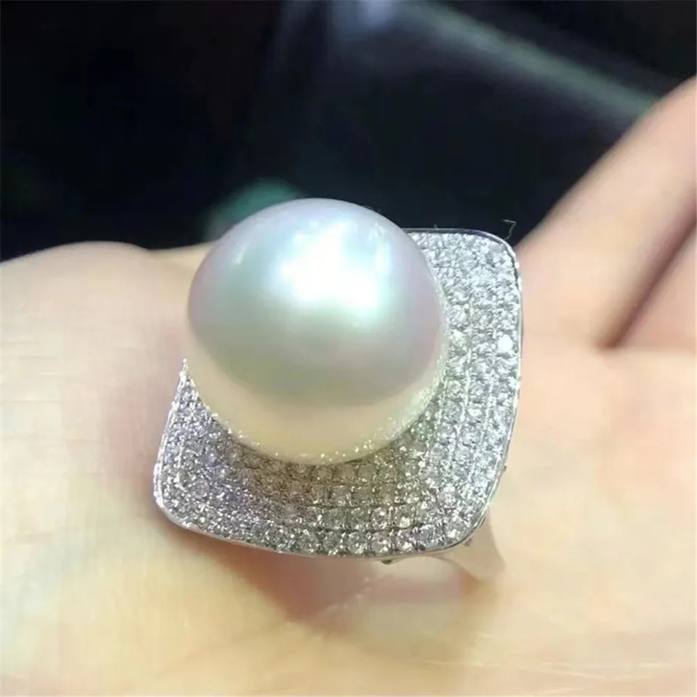 

Жемчужные аксессуары «сделай сам», ювелирные изделия из стерлингового серебра S925, кольцо с кулоном двойного назначения, пустые, подходят для бусин 10-12 мм