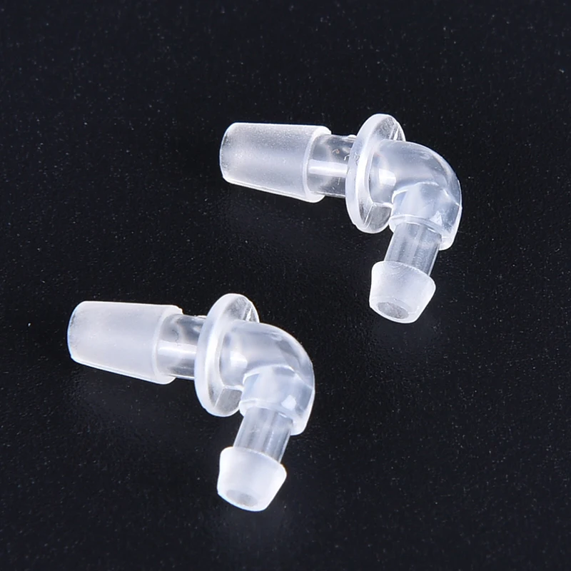 

2PCS Hearing Aid Tubing Connector Style Tubing Adaptor Earphone Cord Accessories