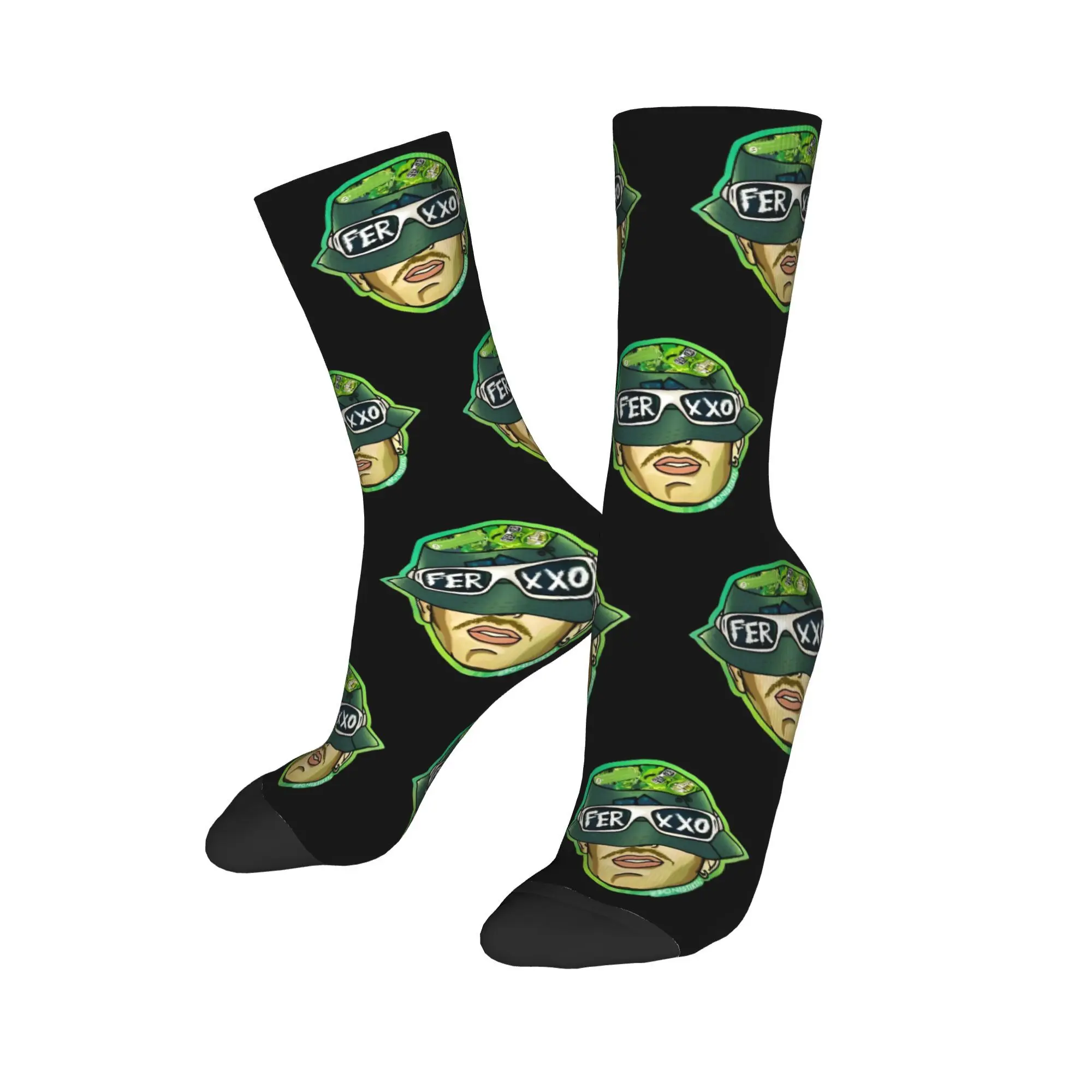 Модные мужские и женские короткие носки Feid Singer милые Мультяшные Дышащие Ferxxo