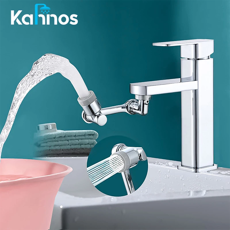 

1080° Rotation Extender Faucet Aerator ABS Plastic Faucet Extender Splash Filter Faucet Nozzle for Faucet for Kitchen Bathroom