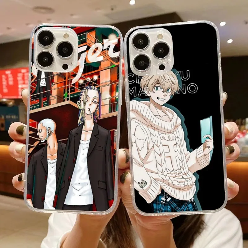

Chifuyu Matsuno Phone Case For IPhone 14 13 12 11 XS X 8 7 6 Plus Mini Pro Max SE 2022 Soft Transparent Phone Cover