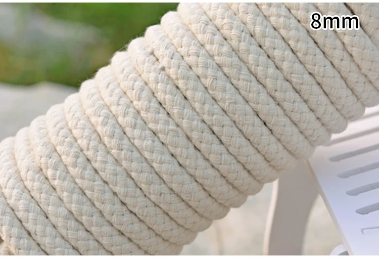 

Хлопковая веревка с сердечником, веревка с хлопковой нитью, веревка для одежды, веревка для переплетения, толстый флагшток, тонкая тканевая ...