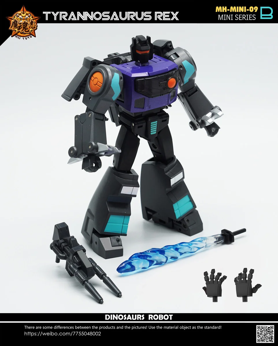 Фото В НАЛИЧИИ Трансформация MHZ TOYS MH-MINI-09 MINI-09B Grimlock 2.0 KO NA H44 Малая масштабная экшн-фигурка Модель игрушки №5