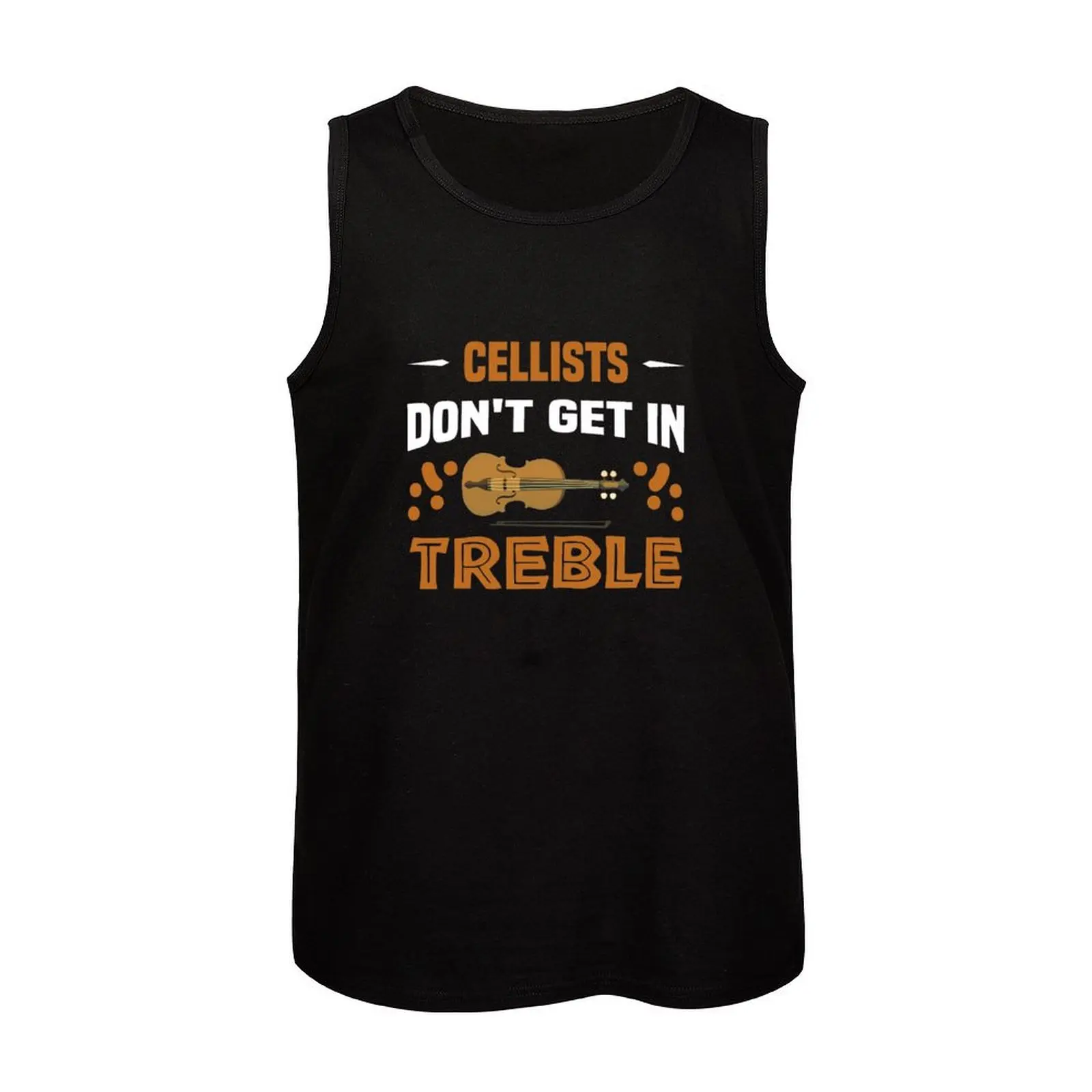 Майка для селлистов Don to Get In Treble музыкальная Виолончель майка тренажерного зала