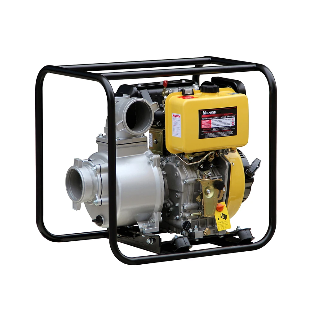 

2 inch Air-cooled high pressure cast iron water pump with 10HP 186FA diesel engine