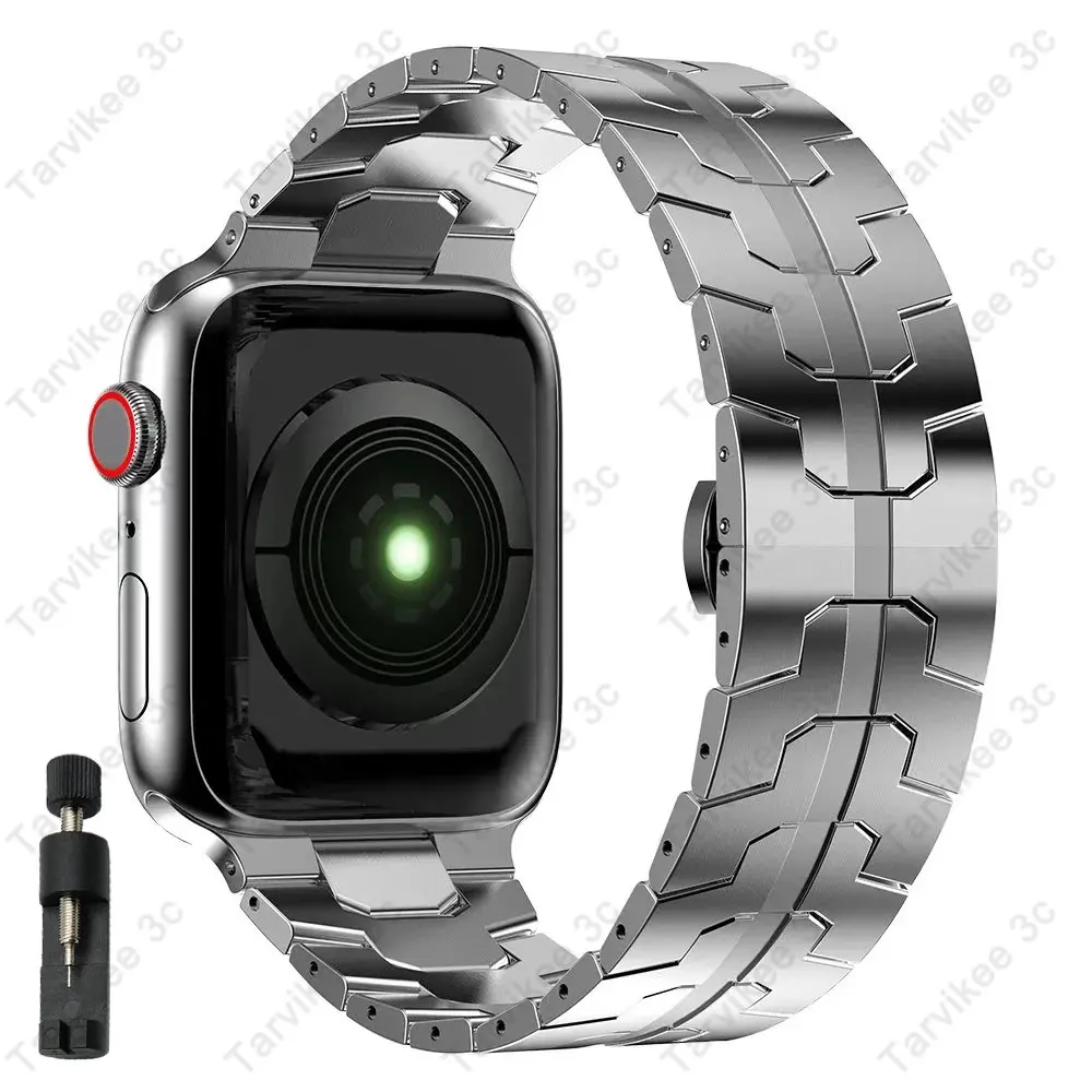 Stainless Steel Strap for Correa Apple Watch Series 8 ultra 49mm 45mm Bracelet Metal Band for Iwatch 7 6 5 4 44mm 40mm Watchband