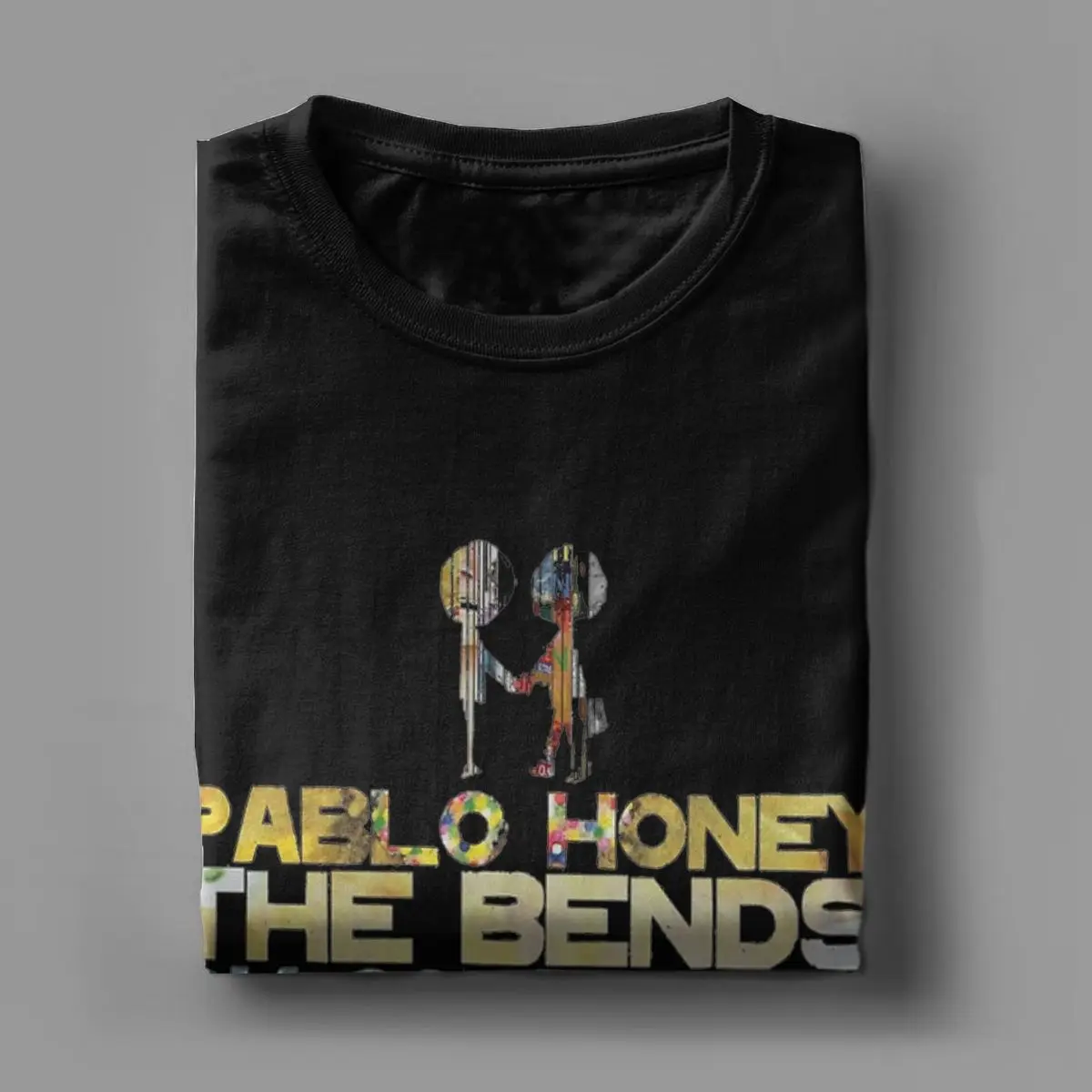 Мужская футболка с круглым вырезом