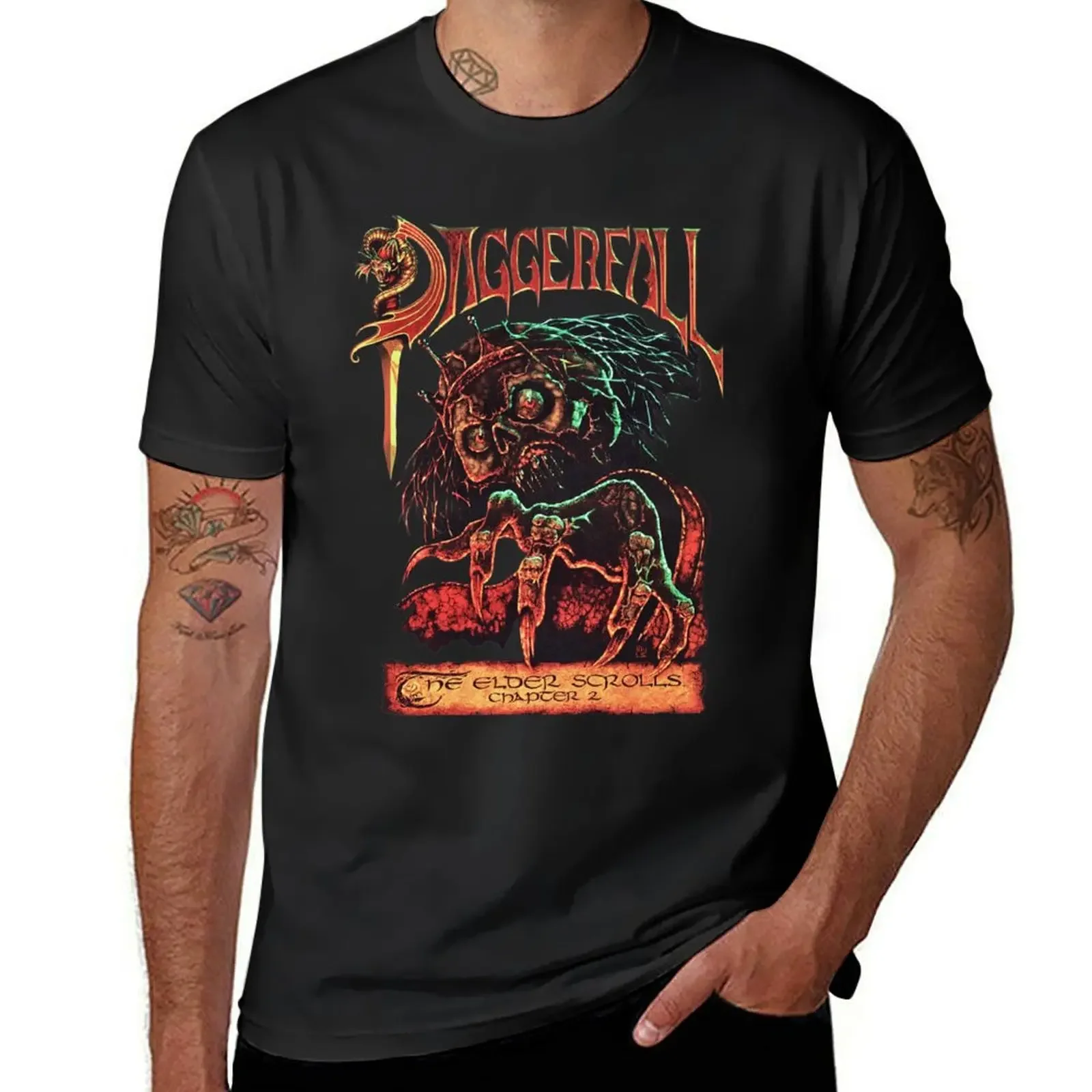 Футболка Daggerfall эстетическая одежда рубашки футболки с графическим рисунком