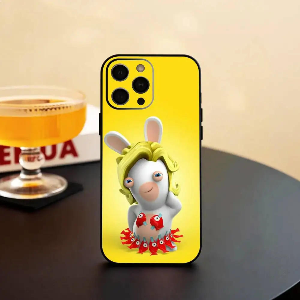 Фото Мягкий силиконовый чехол C-Cute R-Raving R-Rabbids для iPhone 17 16 15 14 13 12 11 X XR Plus Pro Max Plus №2
