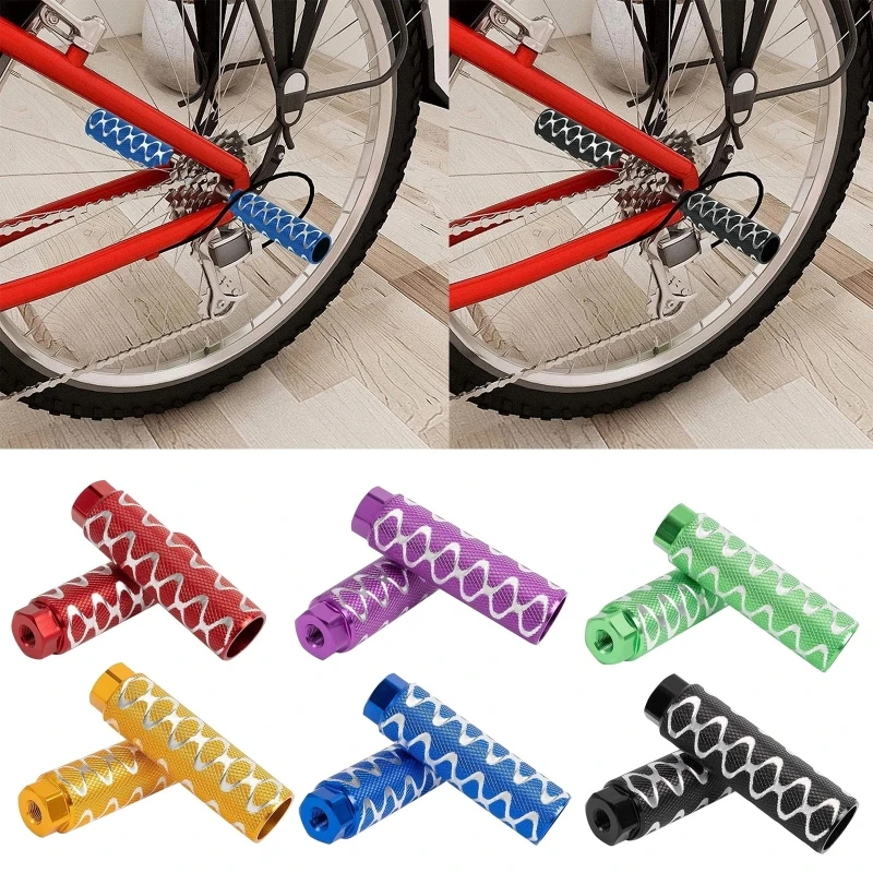 

Bicycle Clamps Aluminum Alloy Non-slip for Mountain Bike Cycling Rear Stakes for 3/8 Inch Axles 26T Pedals