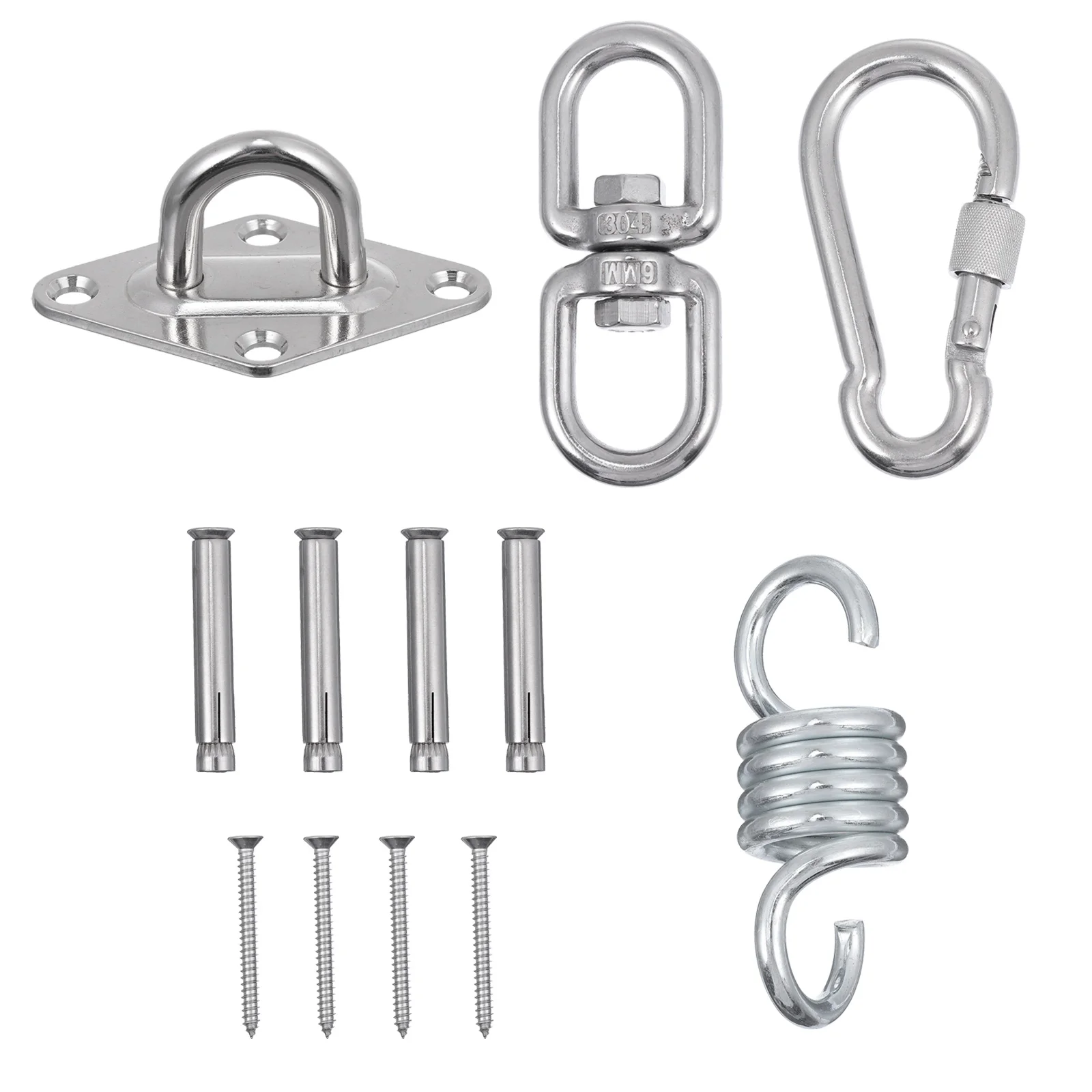 

1 комплект, сверхмощный практичный поворотный крючок для крыльца, качели, гамак для игровой площадки