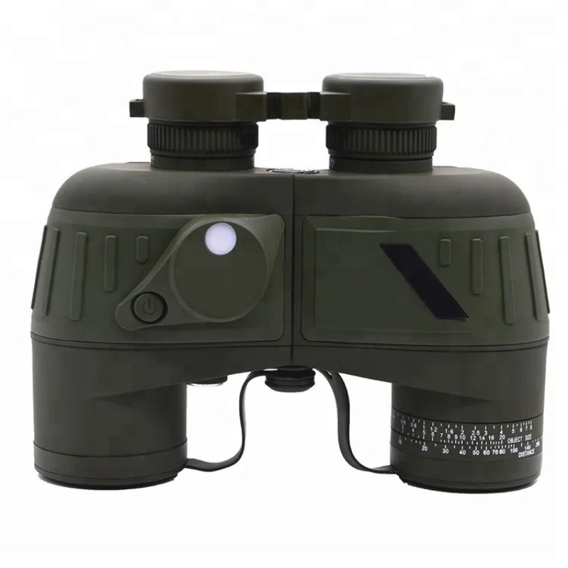 

Army Green 12x50 Range Finder Binocular Telescope Optical Distance Measurement Instrument