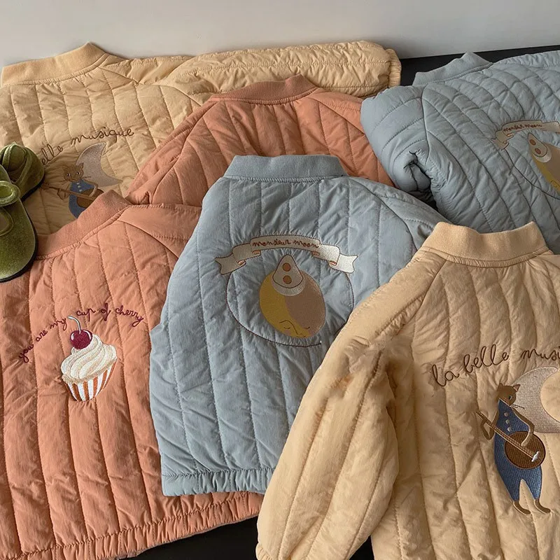 

Детская теплая куртка на молнии, на возраст 2-6 лет