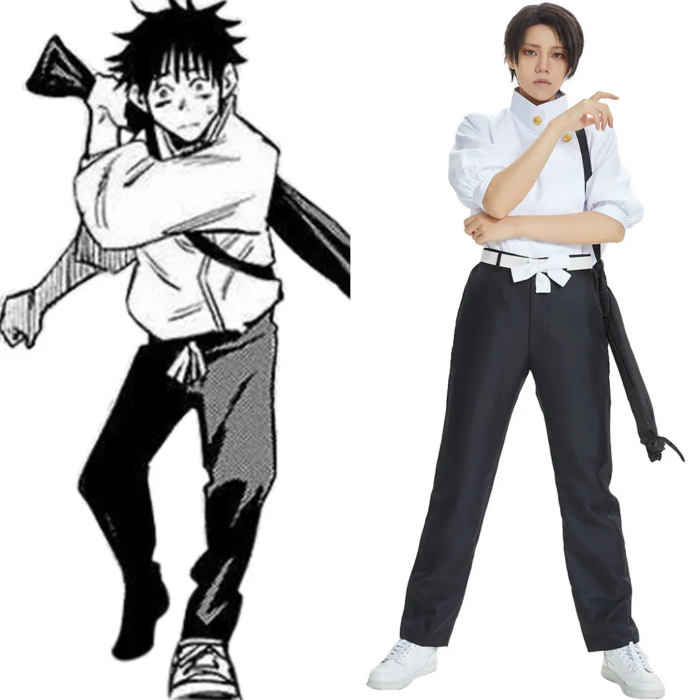 

Anime Jujutsu Kaisen Yuuta Okkotsu Cosplay Costume Top Pants Outfits Halloween Carnival Suit
