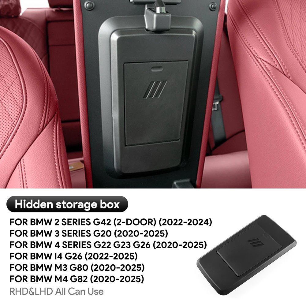

Для BMW 2 3 4 серии i4 G26 G20 G22 M3 G80 M4 2020-2023 Автомобильный подлокотник Скрытый ящик для хранения Органайзер Модификация интерьера Продукт
