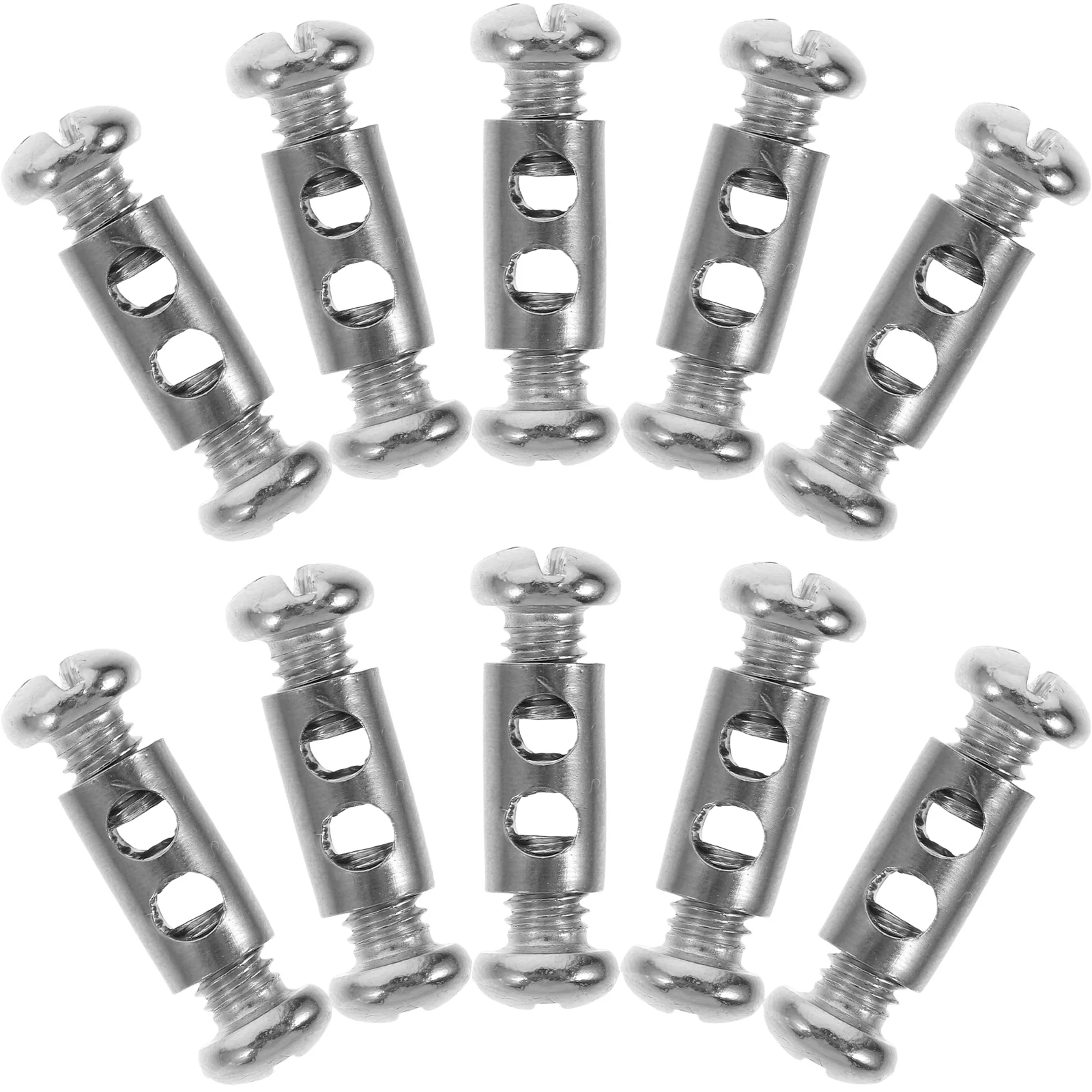 10-częściowe zaciski do lin stalowych kabli Regulowany klips ze stali nierdzewnej Poręcze z włókna węglowego