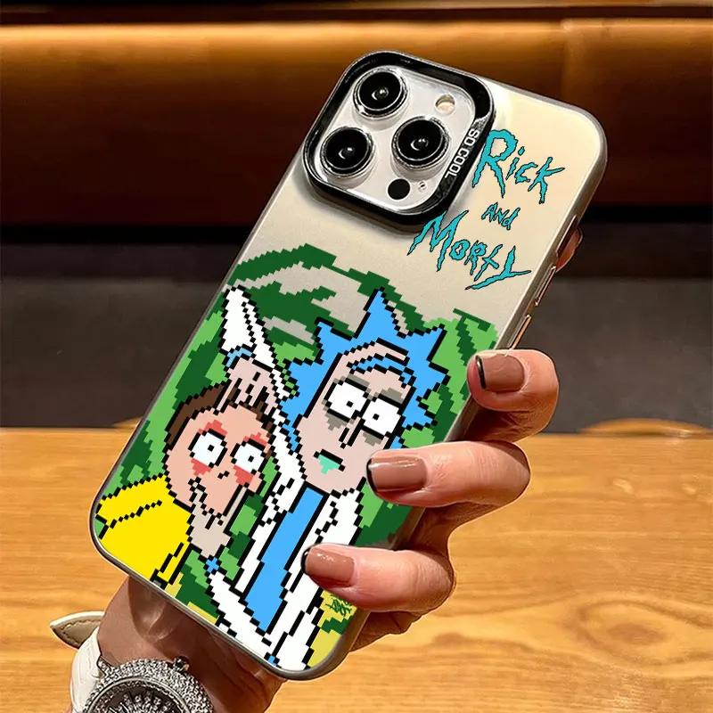 Фото Противоударный чехол для Realme C35 C53 C55 C65 C67 C75 Narzo N53 N63 Note 50 60 12 Lite V60 Pro R-Rick and M-Morty №3