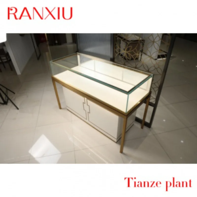 Современные модные деревянные ювелирные изделия на заказ стены стеклянный шкаф