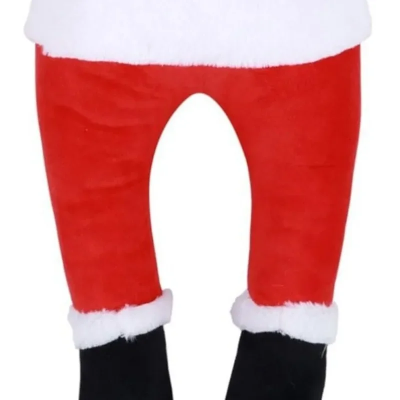 Украшение рождественской елки Плюшевое украшение для двери Санта-Клаус Ноги