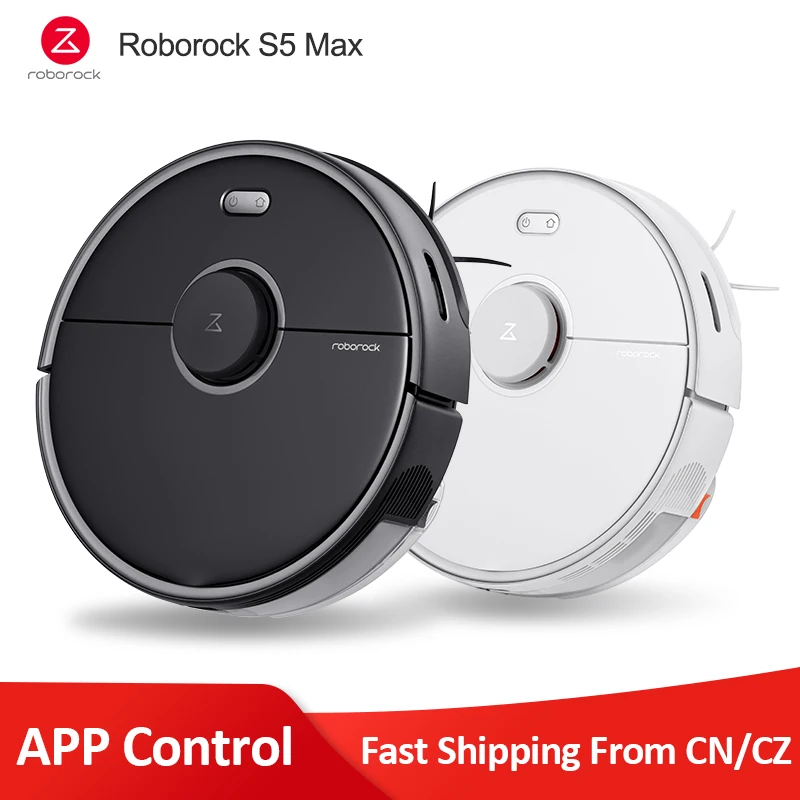 

Робот-пылесос Roborock S5 Max, сухая и влажная уборка, стерилизатор пыли, управление через приложение, лазерная навигация, для дома, 2022