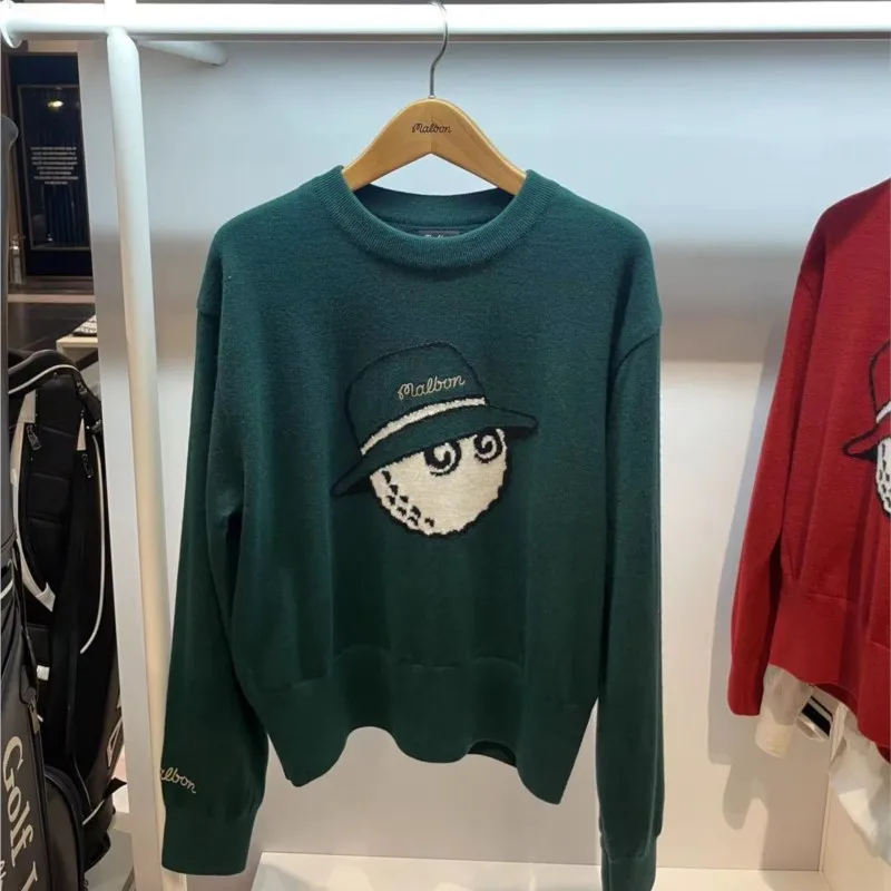 SALE! Women's Golf Soft Touch Crewneck Sweater With Windproof Lining Keep Warm