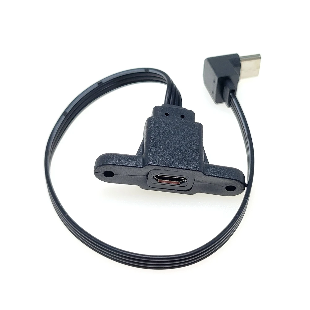 Фото 0,1 м 0,2 м USB 3.1 Type-C штекер к Micro USB 2.0 гнездовой адаптер передачи данных конвертер USB типа C адаптер №2