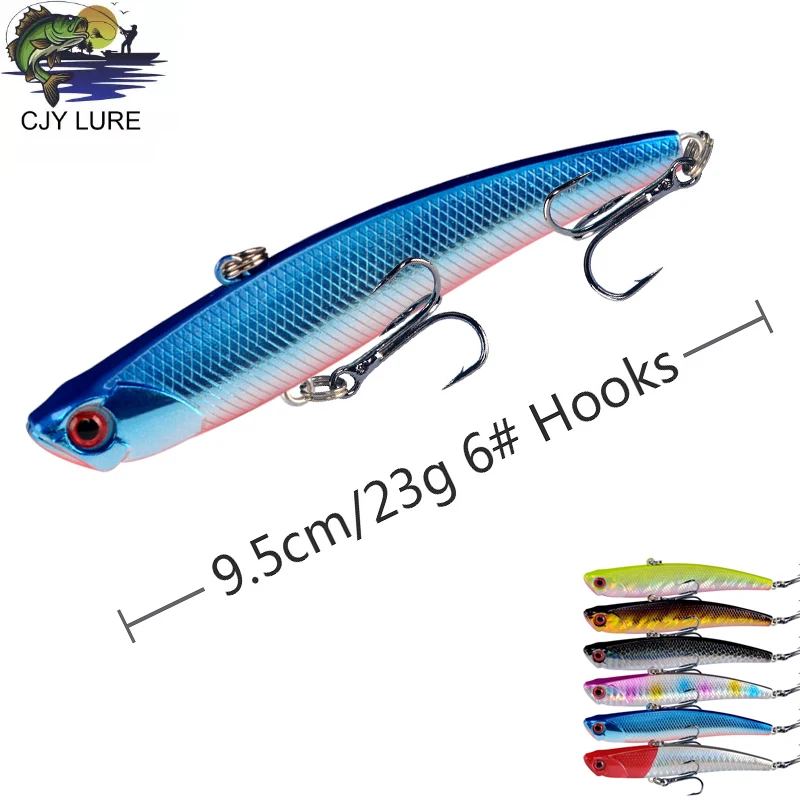 1pcs 9.5cm 23g Laser VIB Lures Fishing Vibration Hard Isca Bait Long Casting Rattlin Ice Winter Wobbler Peche Pesca Pike Tackle |