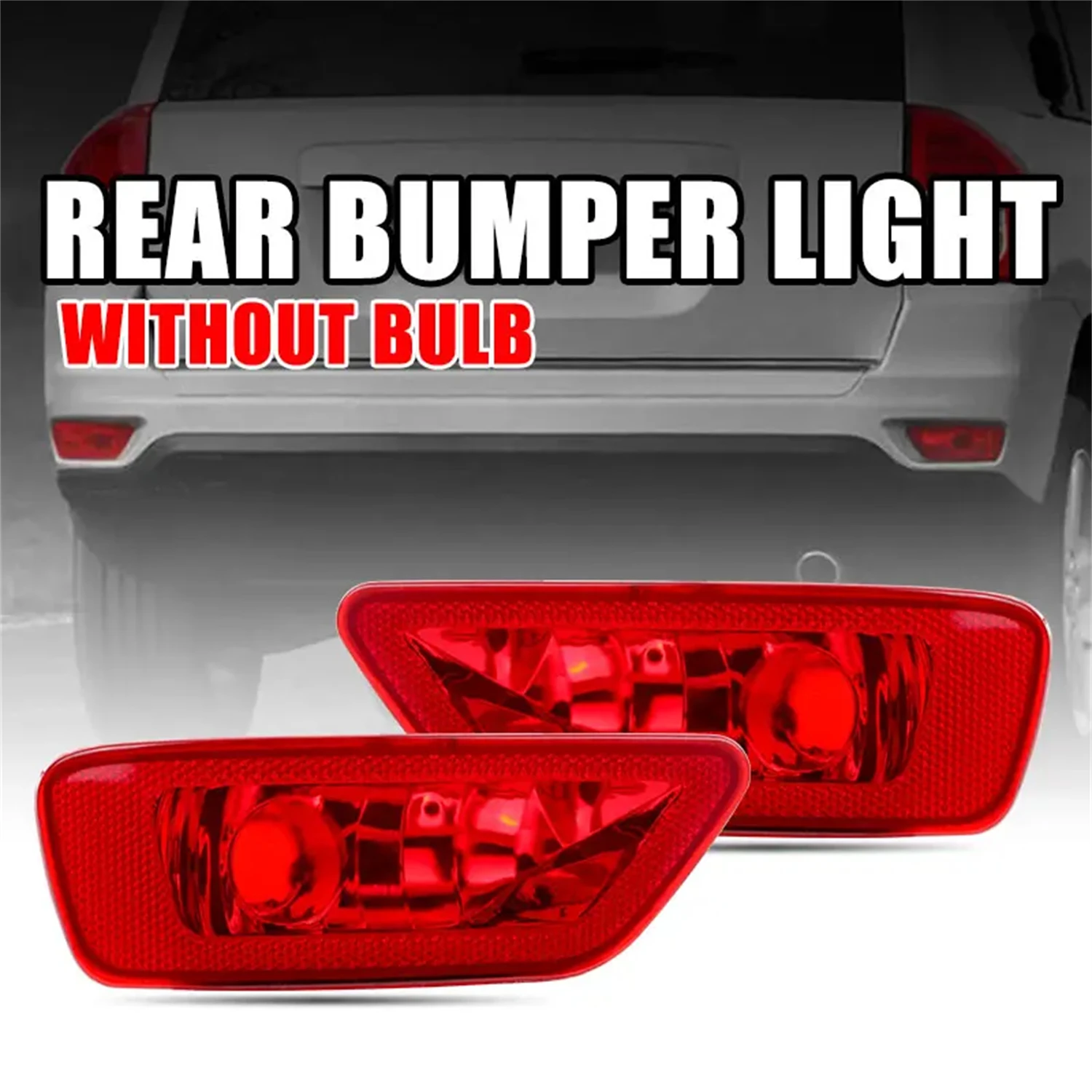 Фото Для Jeep Compass Grand Cherokee для Dodge Journey 2011-2016 задний бампер стоп-сигнал задний указатель поворота отражатель лампа без лампы 2 шт. №5