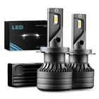 2 шт., Автомобильные светодиодные лампы H4 H7 Canbus H1 H3 H8 H11 HB3 9005 HB4 9006 100 Вт лм