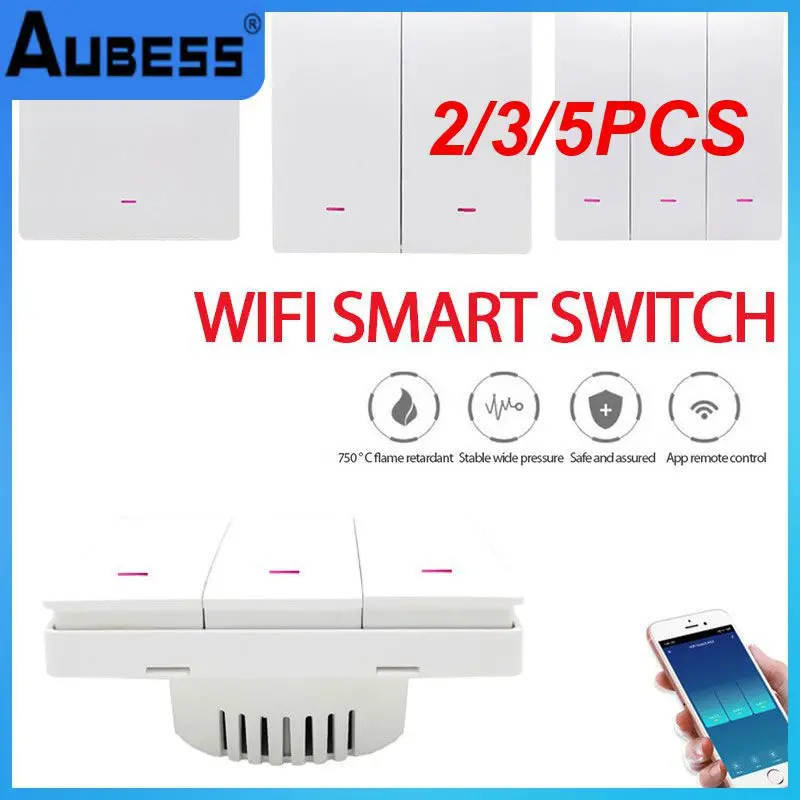 

Смарт-выключатель настенный сенсорный с голосовым управлением, 2/3/5 шт.