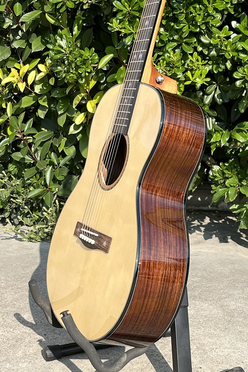 Высококачественная 40-дюймовая глянцевая верхняя часть из массива ели и