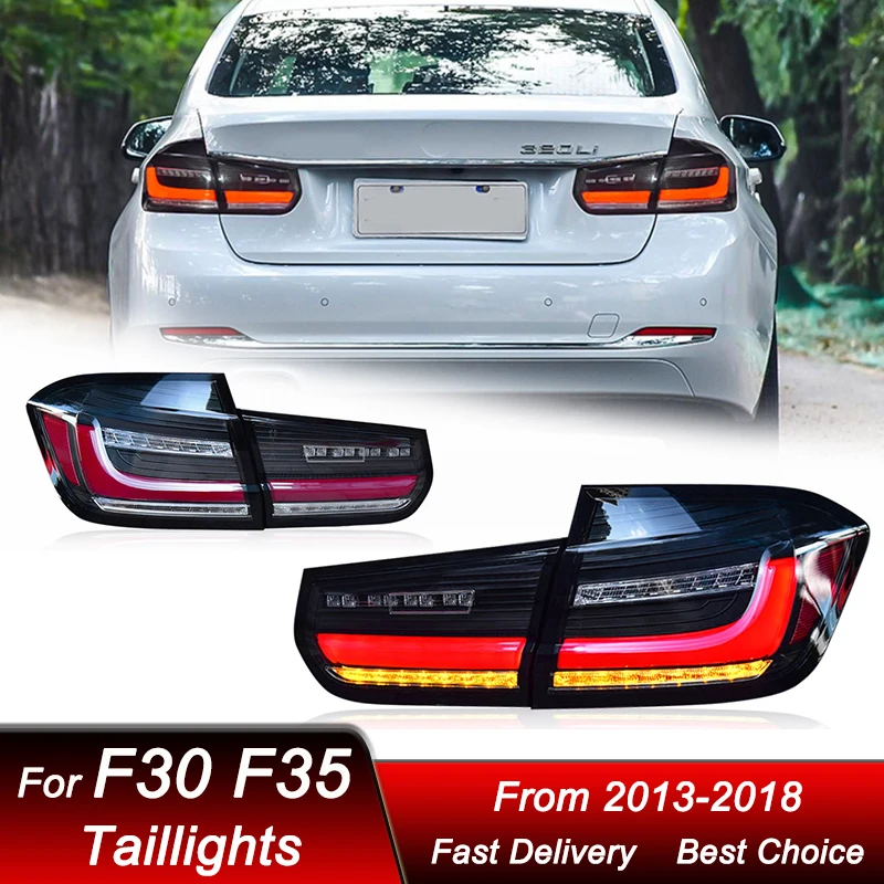 Стайлинг автомобиля Задние фонари для BMW 3 серии F30 F35 2013-2018 G20 стиль полностью