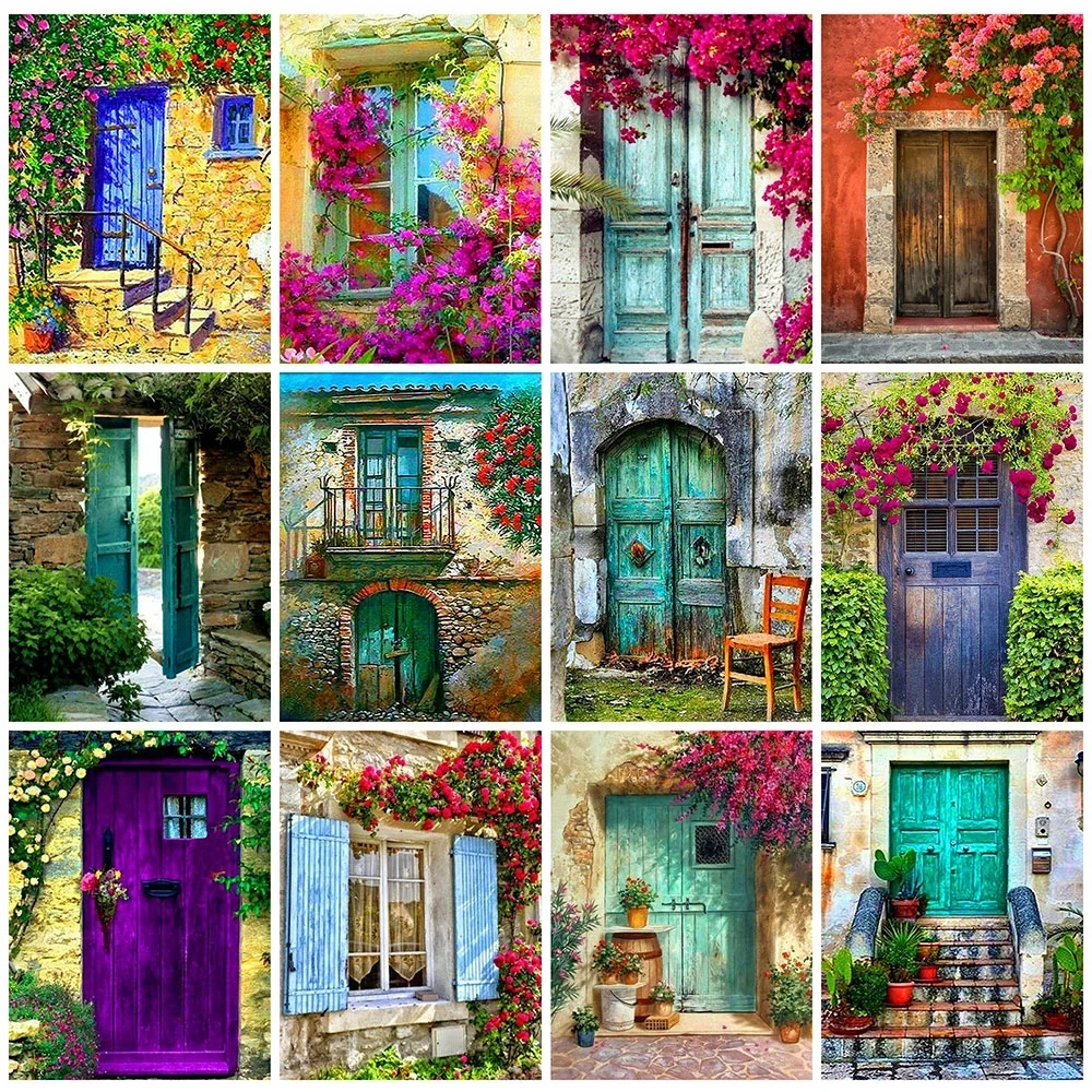 

5D DIY Diamond Painting Landscape Full Kits Diamond Embroidery Mosaic Door Children's Room Decor