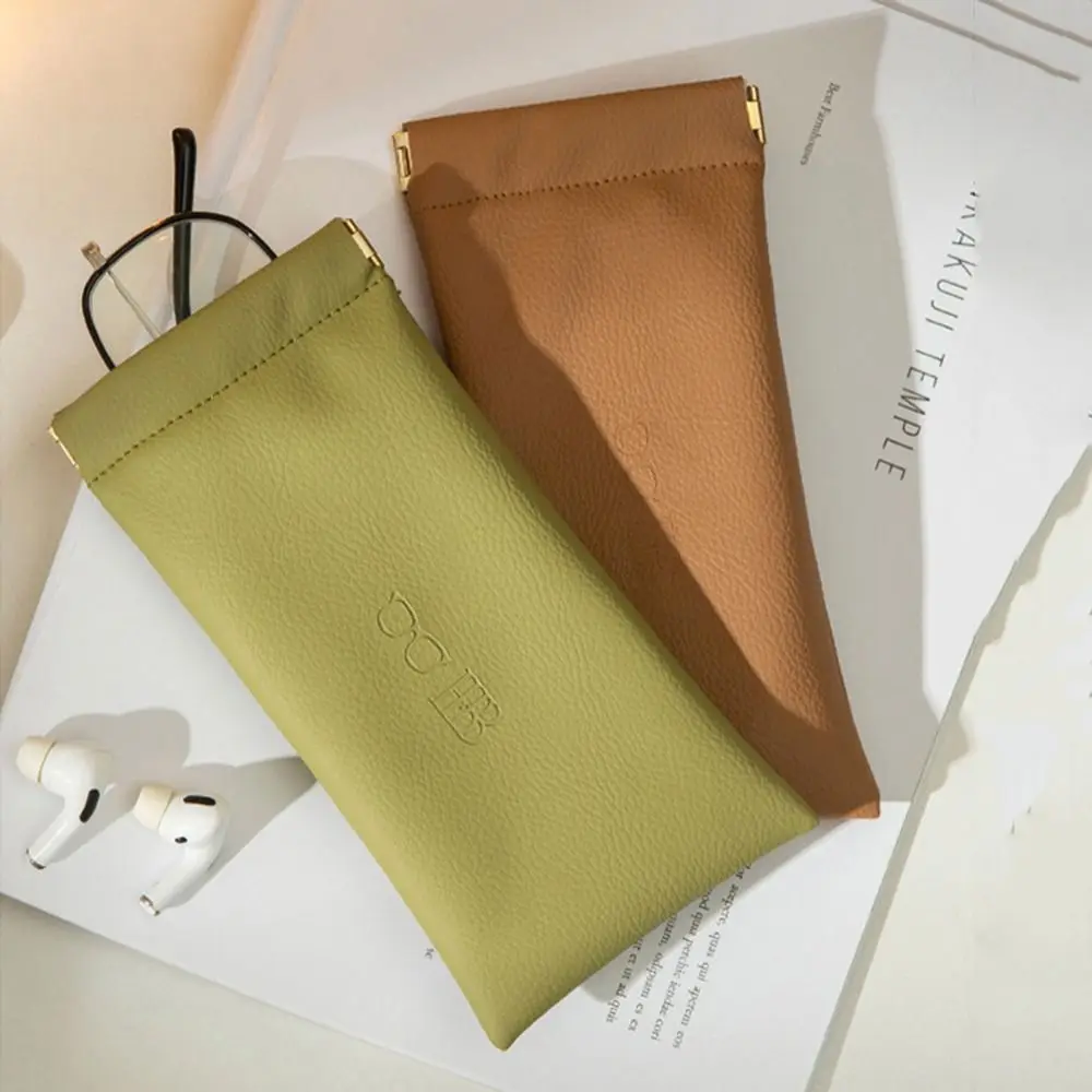 

Makeup Bag Eyewear Protector Box Sunglasses Pouch Eye Glasses Holder Eyewear Protector Case Leather Glasses Case