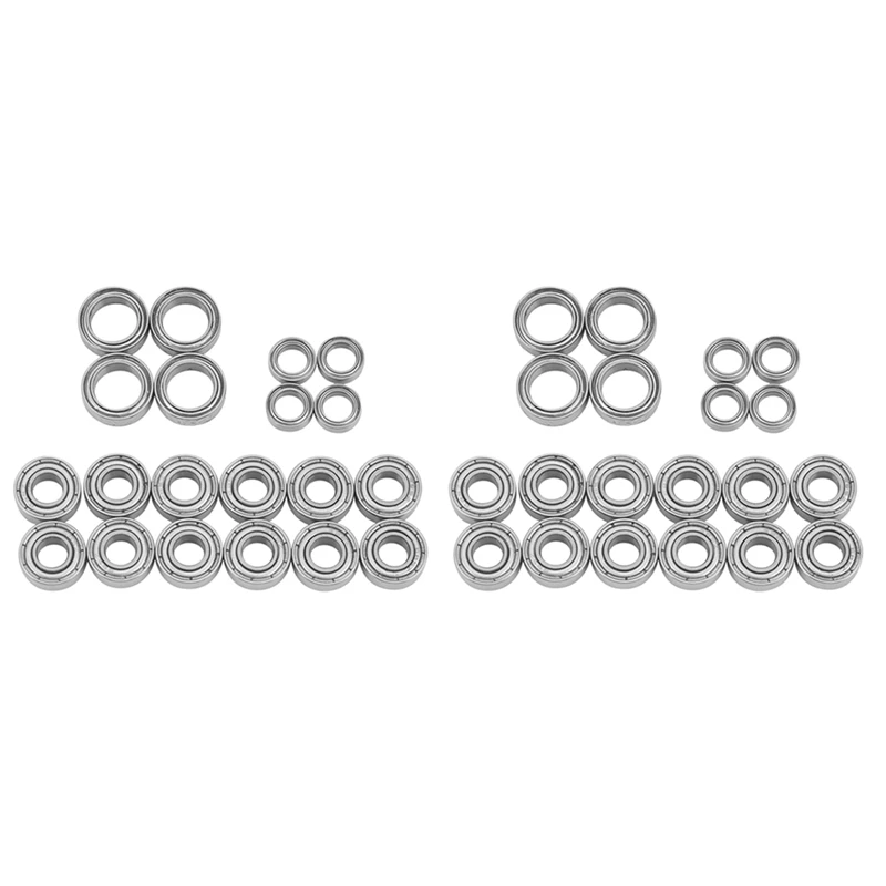 2023 Hot-40Pcs набор шариковых подшипников для Tamiya TT01 TT-01 tt15e TT01R DF02 1/10 обновленные детали для радиоуправляемых автомобилей