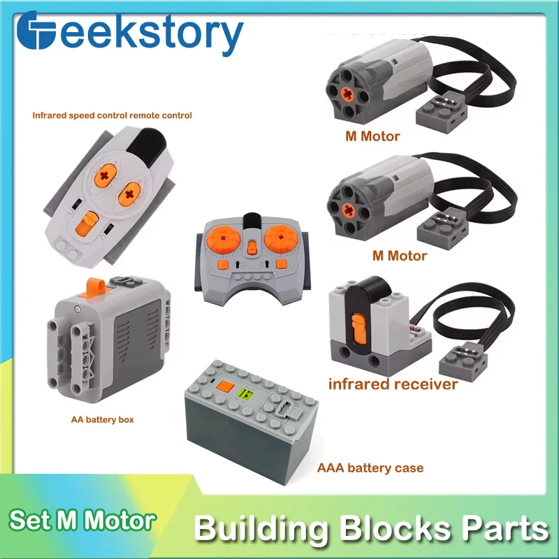 Набор функций питания мотор M аккумулятор ИК-пульт дистанционного управления