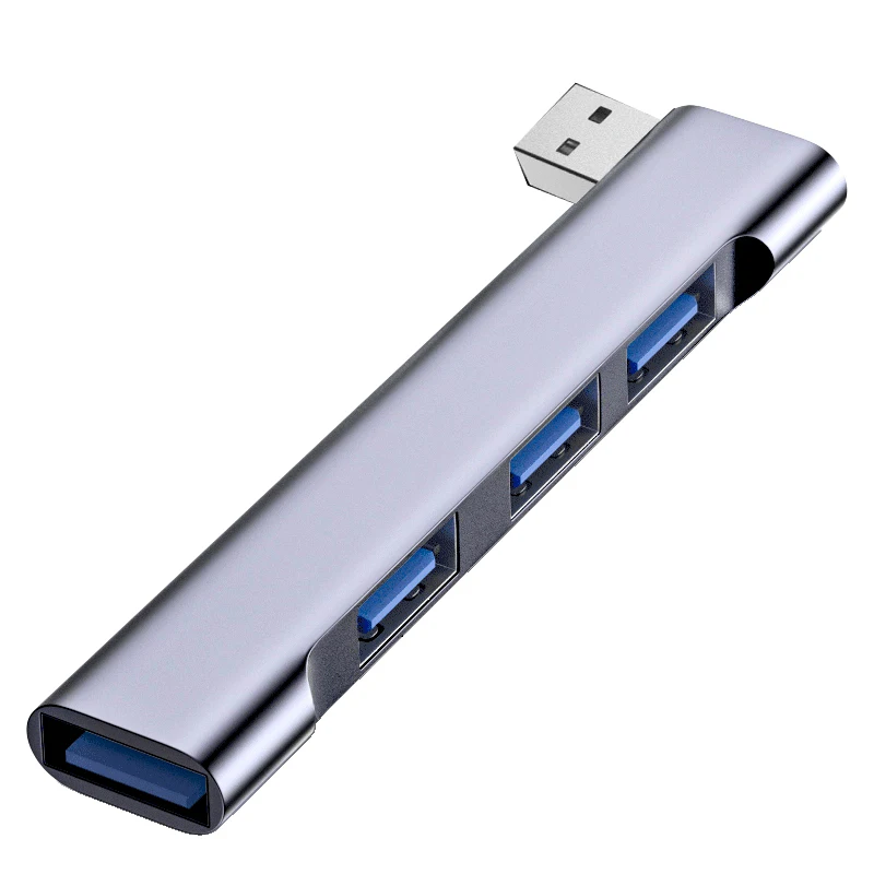 

Laptop Pad High Speed 4 2 in 1 90 Degree USB to USB 3.0 2.0 4 Port Multi Splitter Adapter Hub for laptop