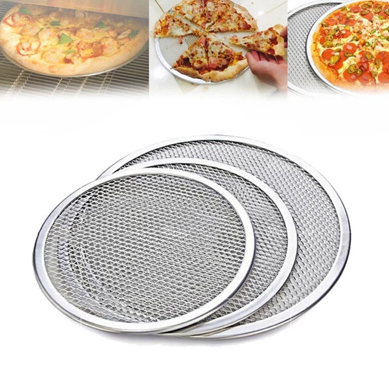 2X Профессиональная круглая духовка для пиццы противень выпечки решетка